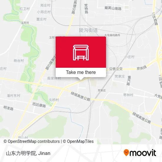 山东力明学院 map