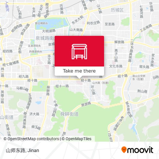 山师东路 map