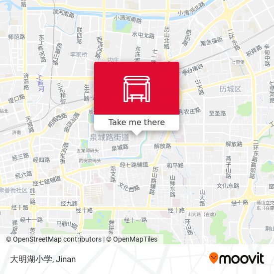 大明湖小学 map