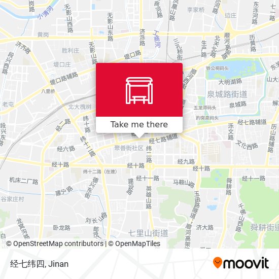 经七纬四 map