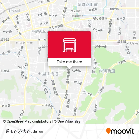 舜玉路济大路 map