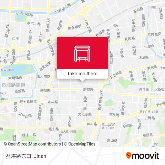 益寿路东口 map