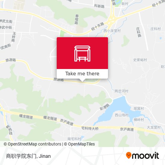 商职学院东门 map
