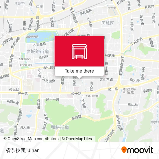 省杂技团 map