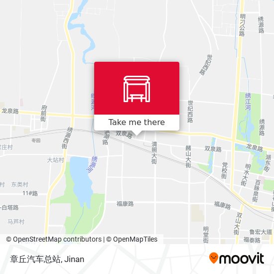 章丘汽车总站 map