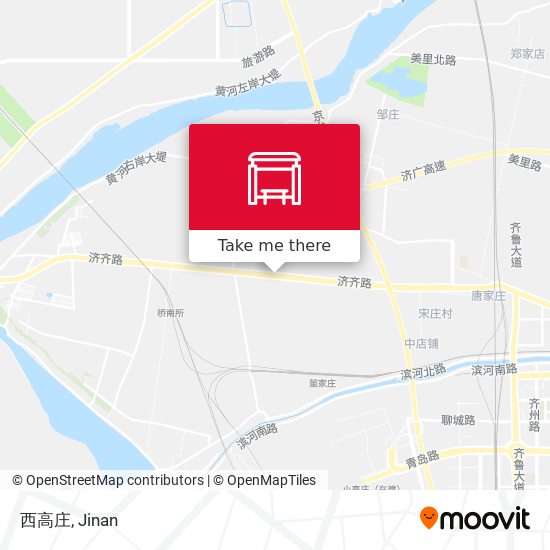 西高庄 map