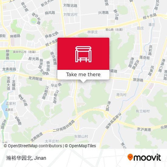 瀚裕华园北 map