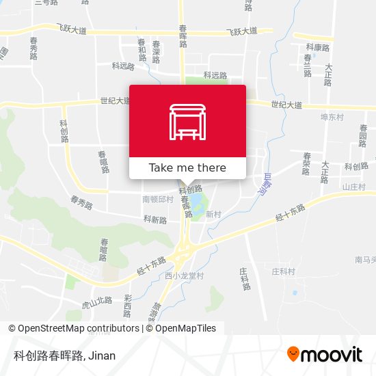 科创路春晖路 map