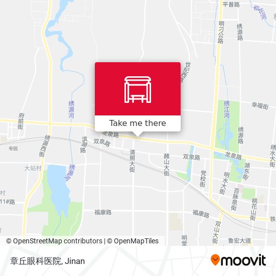 章丘眼科医院 map