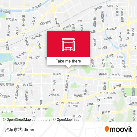 汽车东站 map