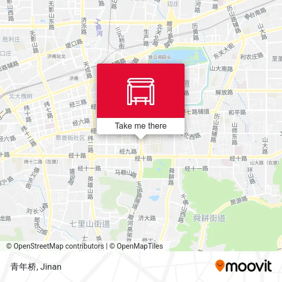 青年桥 map
