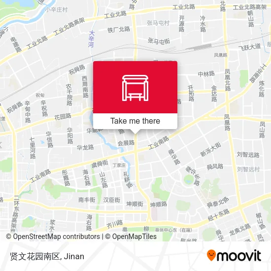 贤文花园南区 map