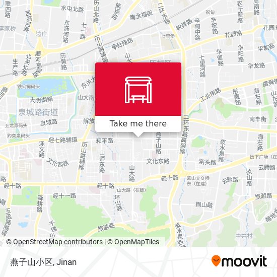 燕子山小区 map