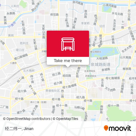 经二纬一 map