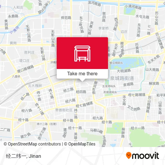 经二纬一 map