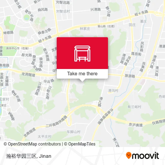 瀚裕华园三区 map