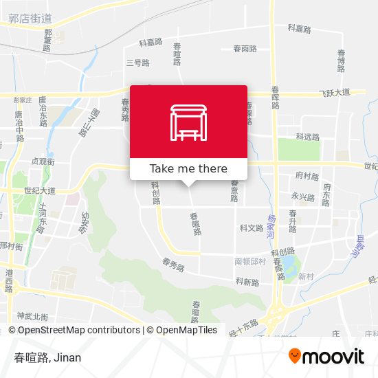 春暄路 map