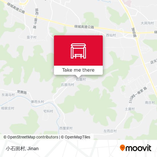小石崮村 map