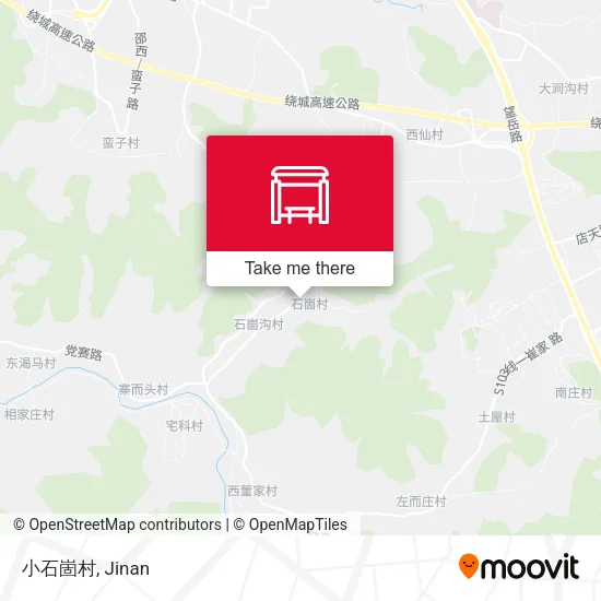 小石崮村 map