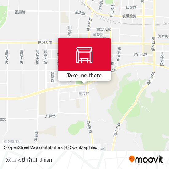 双山大街南口 map