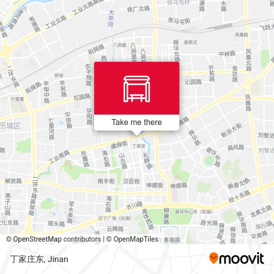 丁家庄东 map
