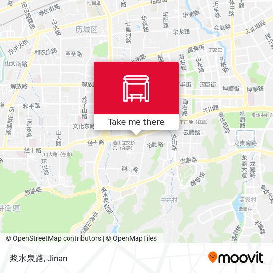 浆水泉路 map