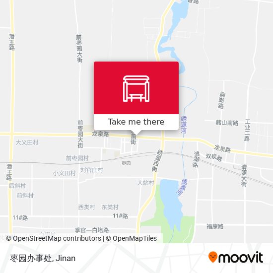 枣园办事处 map