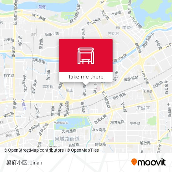梁府小区 map
