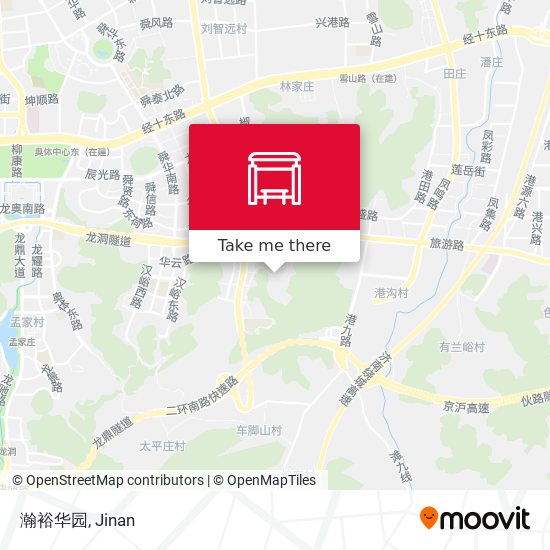 瀚裕华园 map