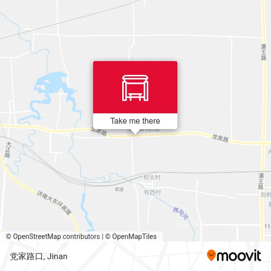 党家路口 map