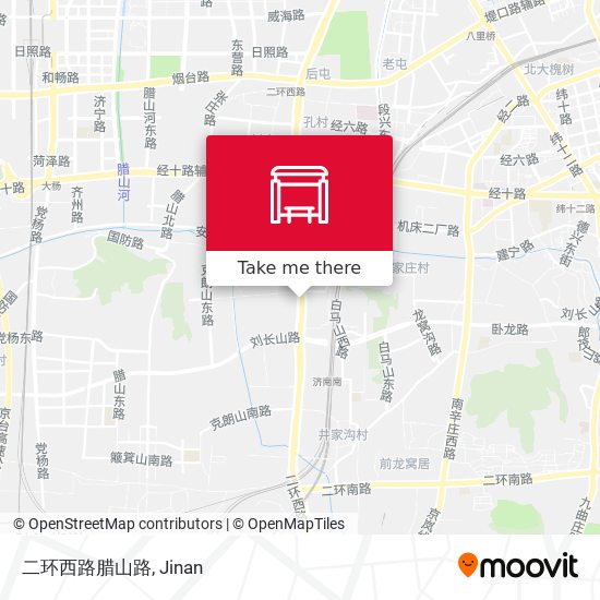 二环西路腊山路 map