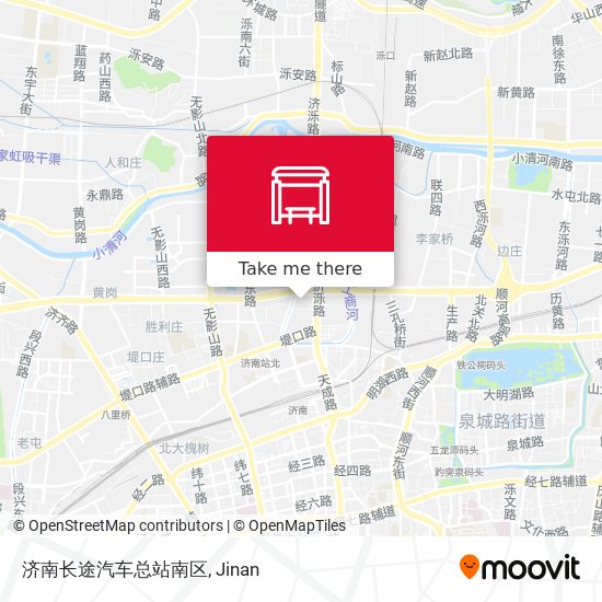 济南长途汽车总站南区 map