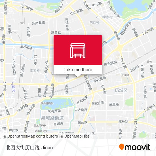 北园大街历山路 map