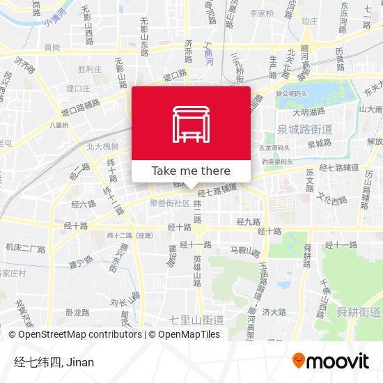 经七纬四 map