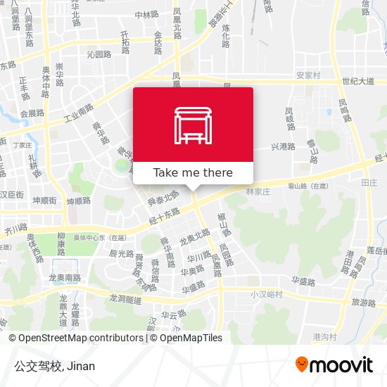 公交驾校 map