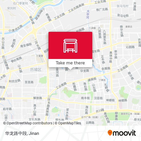 华龙路中段 map