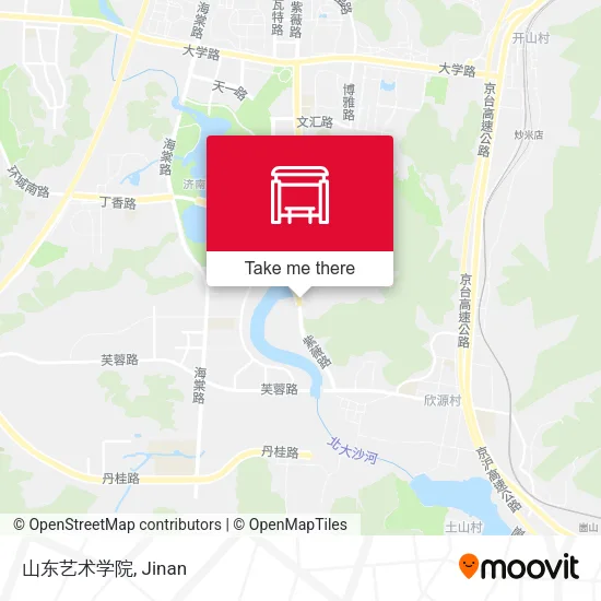 山东艺术学院 map