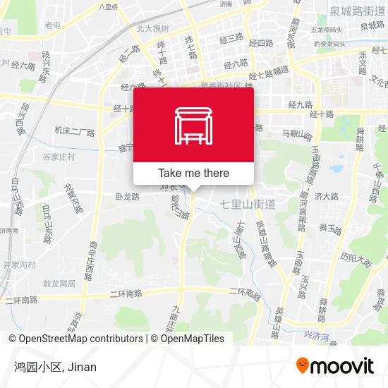 鸿园小区 map