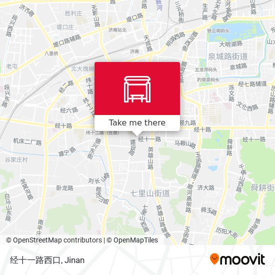 经十一路西口 map