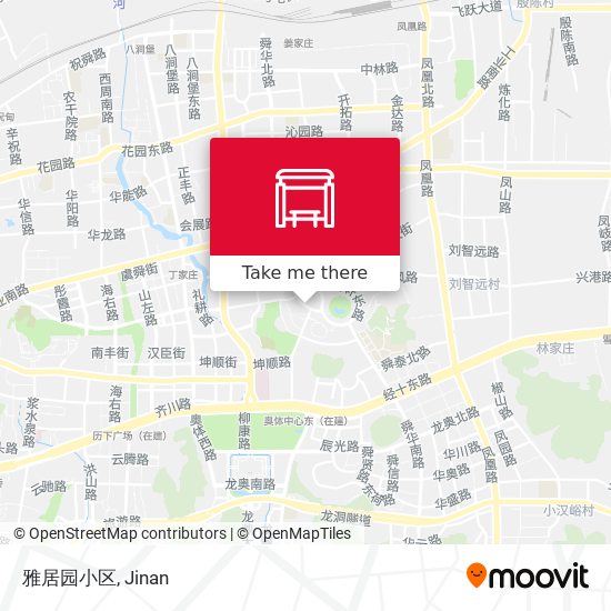 雅居园小区 map