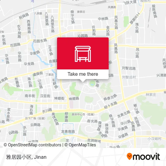 雅居园小区 map