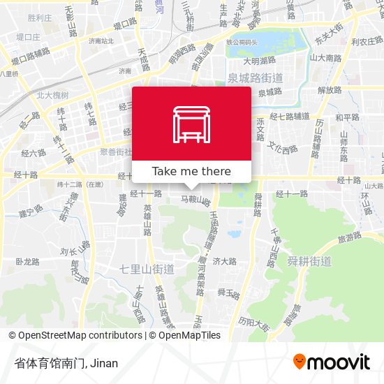 省体育馆南门 map