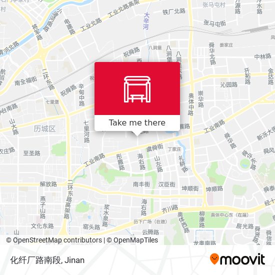 化纤厂路南段 map