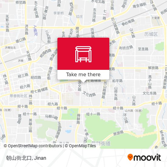 朝山街北口 map