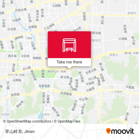 草山岭东 map