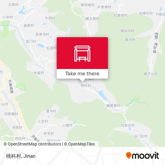 桃科村 map