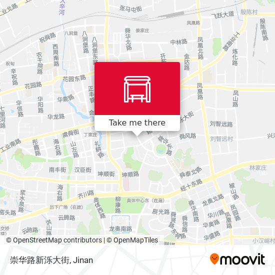 崇华路新泺大街 map