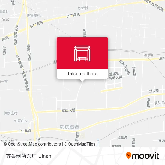 齐鲁制药东厂 map