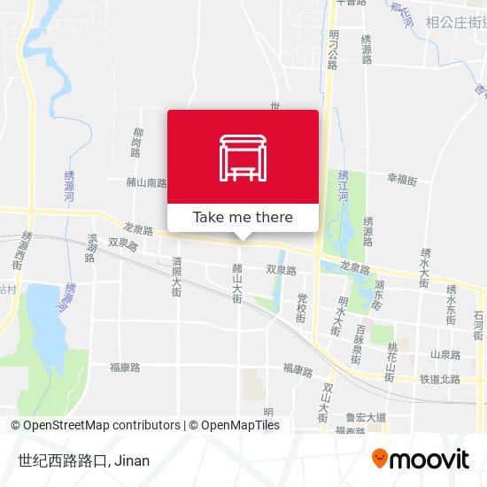 世纪西路路口 map