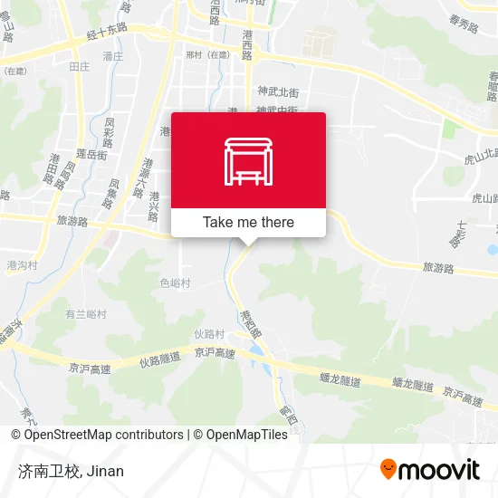 济南卫校 map